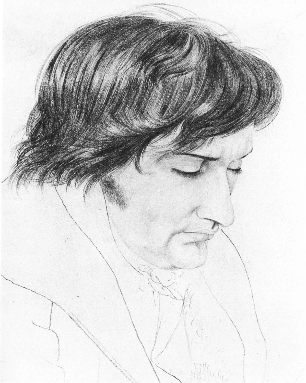 Carl Philipp Fohr - Ritratto di Friedrich Wilhelm von Schadow 1818